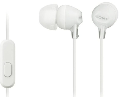 Наушники Sony MDR-EX15AP, белые
