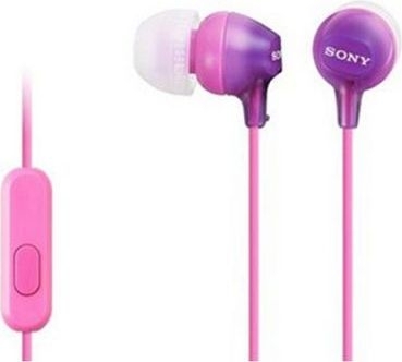 Наушники Sony MDR-EX15AP, фиолетовые Наушники Sony MDR-EX15AP, фиолетовые