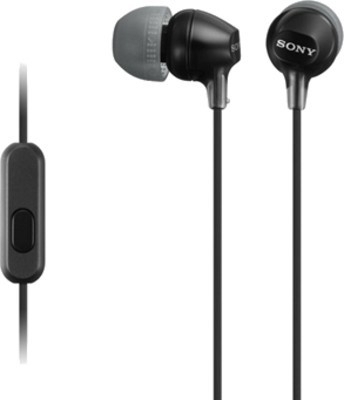 Наушники Sony MDR-EX15AP, черные Наушники Sony MDR-EX15AP, черные