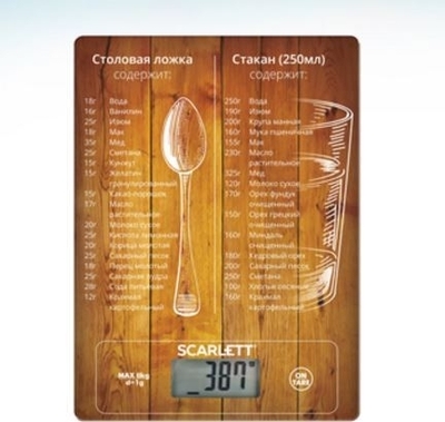 Весы кухонные Scarlett SC-KS57P19