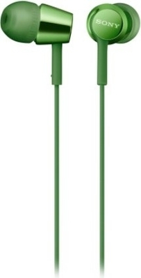 Наушники Sony MDR-EX155AP зеленый