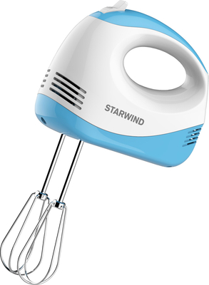 Миксер Starwind SHM-261  белый/голубой