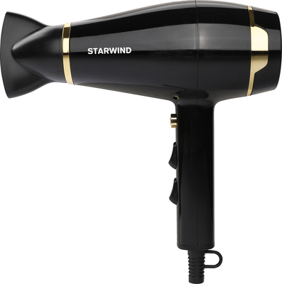 Фен Starwind SHD 6063  черный/хром