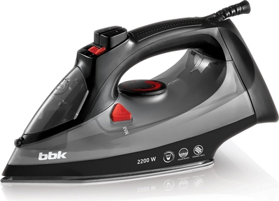  Утюг BBK ISE-2202 черный/темно-серый