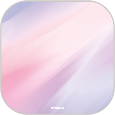 Весы напольные Hyundai H-BS03577 розовый/фиолетовый Весы напольные Hyundai H-BS03577 розовый/фиолетовый