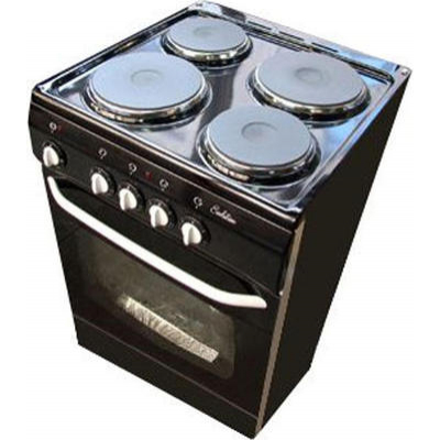 Плита кухонная DE Luxe 5004.12э черн (щ) (R)