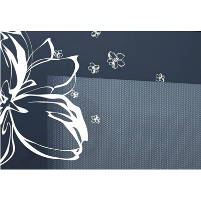 Микроволновая печь Centek CT-1579 черный цветы image description