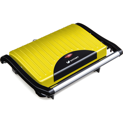 Сэндвичница Kitfort KT-1609-2 Panini Maker  желтый/черный