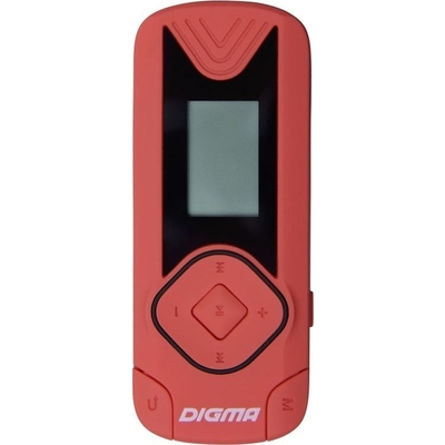 Flash MP3 плеер Digma R3 8Gb красный (487377)