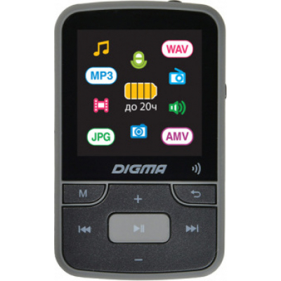 Flash MP3 плеер Digma Z4 16Gb черный (1017070)