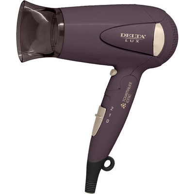 Фен Delta DL-0936 корич.с золотым
