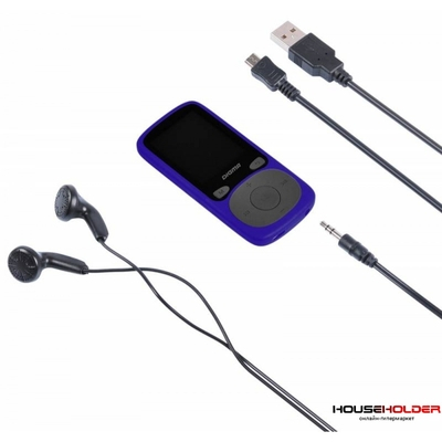Flash MP3 плеер Hi-Fi  Digma B4 8Gb синий/1.8