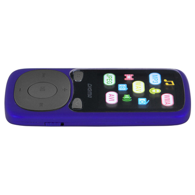 Flash MP3 плеер Hi-Fi  Digma B4 8Gb синий/1.8