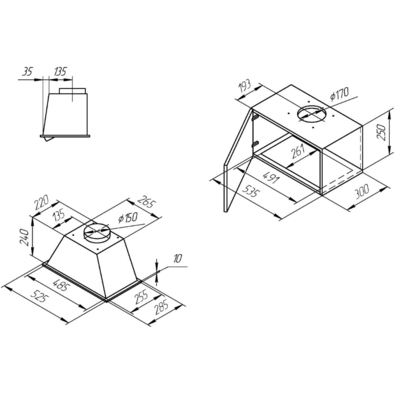 Вытяжка Kuppersberg INLINEA 52 LX