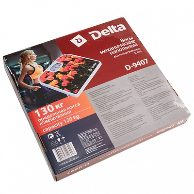 Весы напольные Delta D-9407 Тюльпаны
