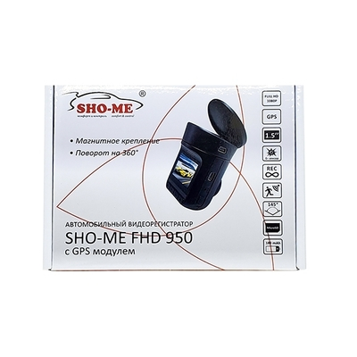Видеорегистратор Sho-Me FHD-950 с GPS модулем image description