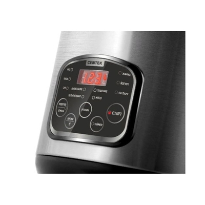 Мультиварка Centek CT-1490 чёрный/сталь