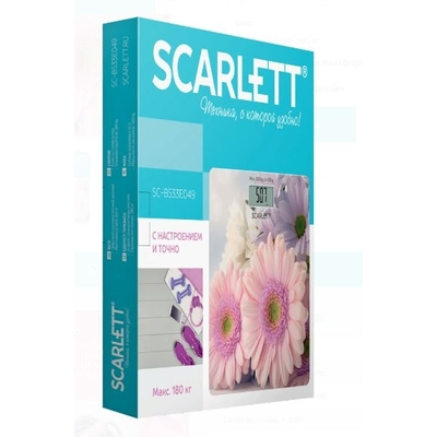 Весы напольные Scarlett SC-BS33E049 (Герберы)