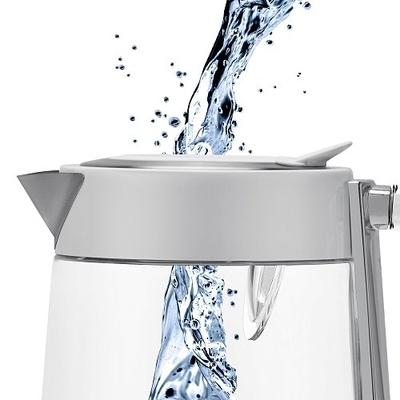 Электрочайник Polaris PWK 1715 CGL Water Way Pro  белый