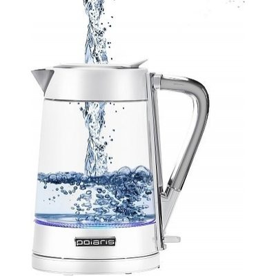 Электрочайник Polaris PWK 1715 CGL Water Way Pro  белый