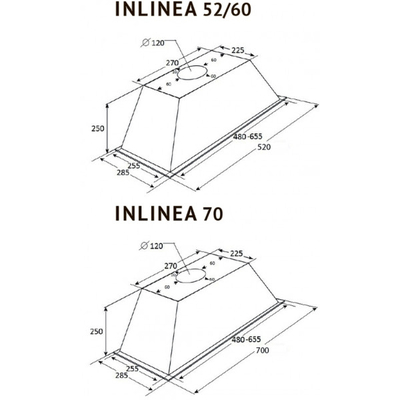 Вытяжка Kuppersberg INLINEA 70 WX