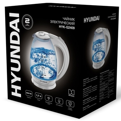 Электрочайник Hyundai HYK-G2409