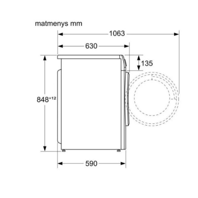 Стиральная машина Bosch WNA134L0SN