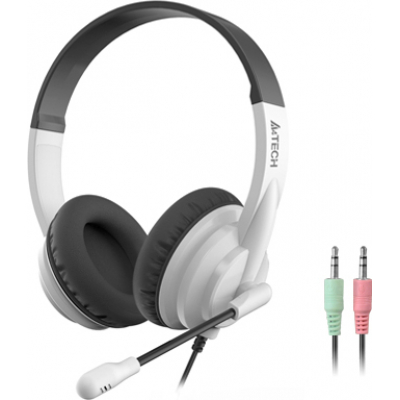 Наушники A4tech HS-10 черный/белый