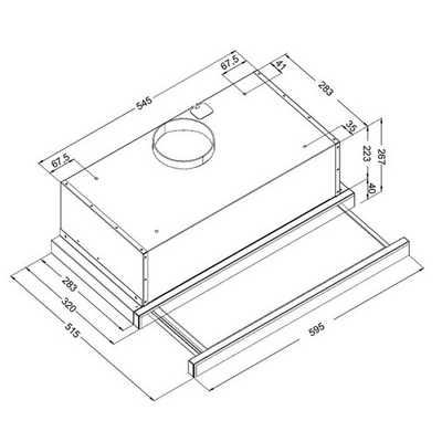 Вытяжка Korting KHP 6975 GW