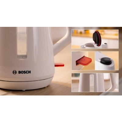 Электрочайник Bosch TWK1M121 белый