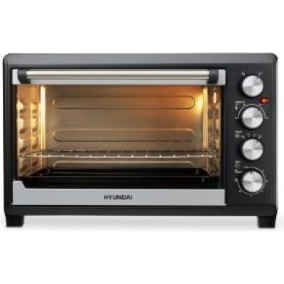 Мини-печь Hyundai MIO-HY075  серебристый/черный