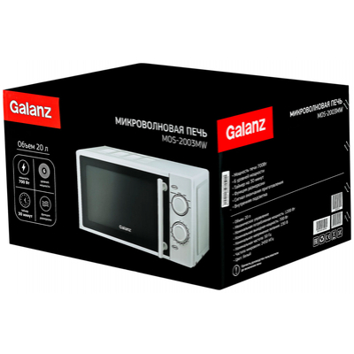 Микроволновая печь Galanz MOS-2003MW белый