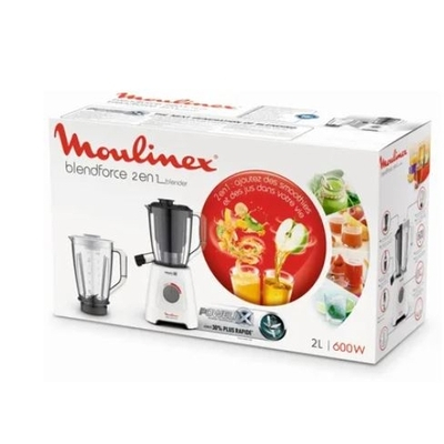 Блендер Moulinex LM42Q110 600Вт белый image description