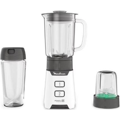 Блендер Moulinex LM16L110 400Вт черный/белый