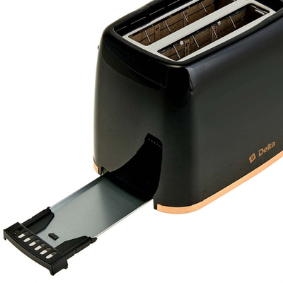 Тостер Delta DL-6901 черный