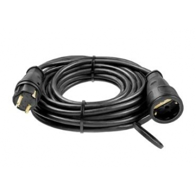 Удлинитель электрический Зубр 55017-30 1 розетека 30м без катушки черный image description