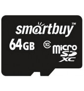  SmartBuy micro SDXC 64GB Class 10 (с адаптером SD)
