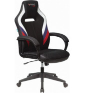  Кресло игровое Бюрократ VIKING 3 AERO RUS белый/синий/красный черный