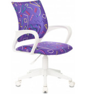  Кресло детское Бюрократ KD-W4 фиолетовый Sticks 08